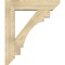 Ekena Millwork Merced Slat Rough Sawn Bracket w/ Offset Brace, Douglas Fir, 8"W x 34"D x 40"H BKT0806X34X40MRC06RDF - alternate 2